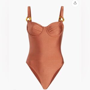 Solid and Striped One Piece